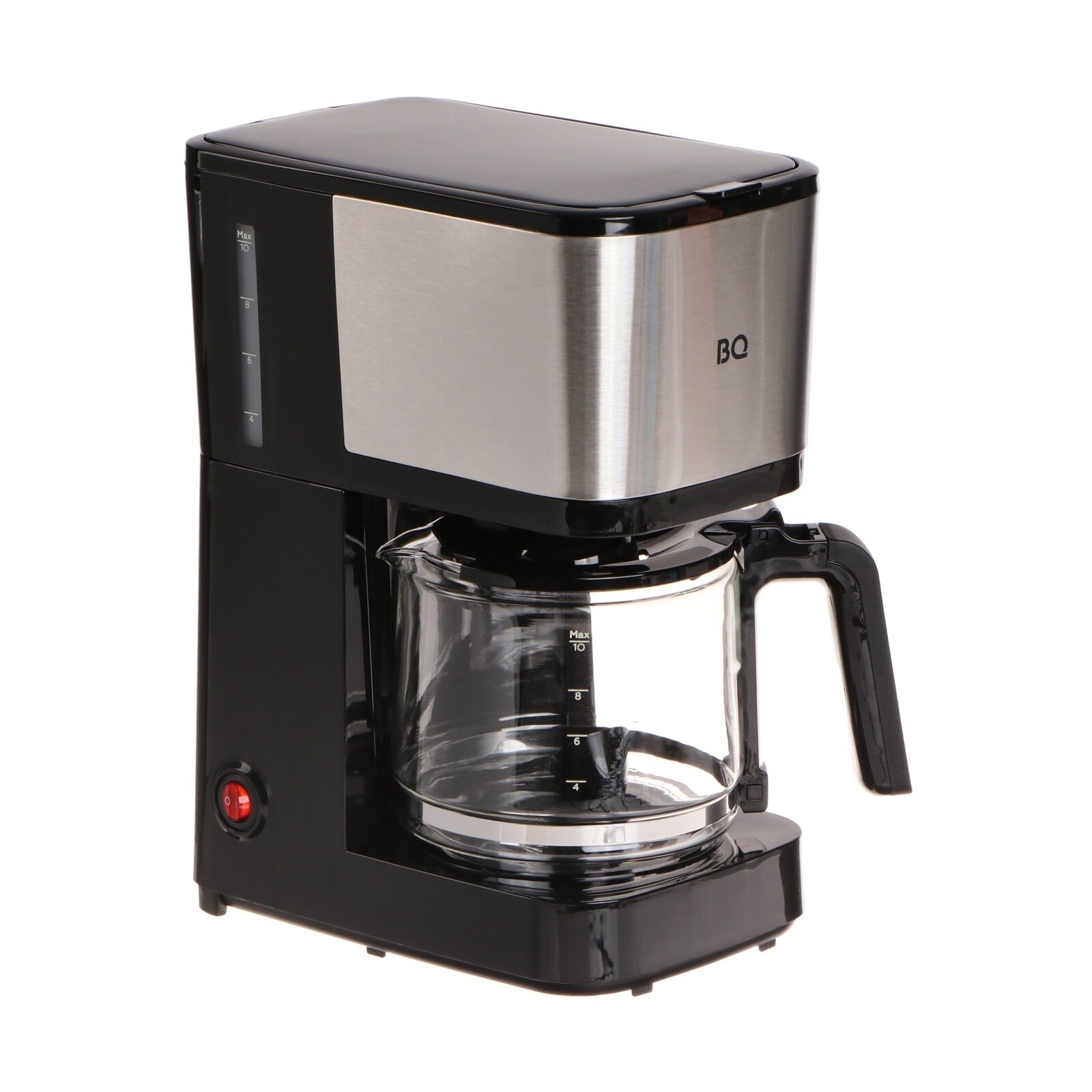 Кофеварка CM2007, капельная, 750 Вт, 1.25 л, чёрно-серебристая