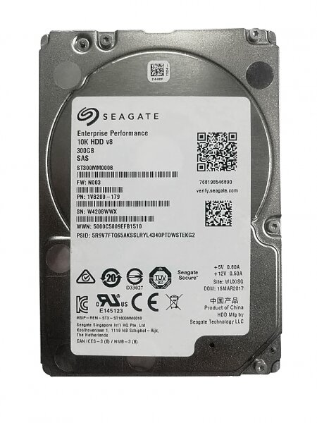 Жесткий диск Seagate ST300MM0008 300Gb 10000 SAS 25" HDD
