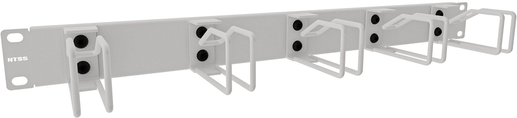 фото Кабельный органайзер Горизонтальный NTSS NTSS-HORG-1U-585 односторонний кольца 1U шир.19" глуб.85мм