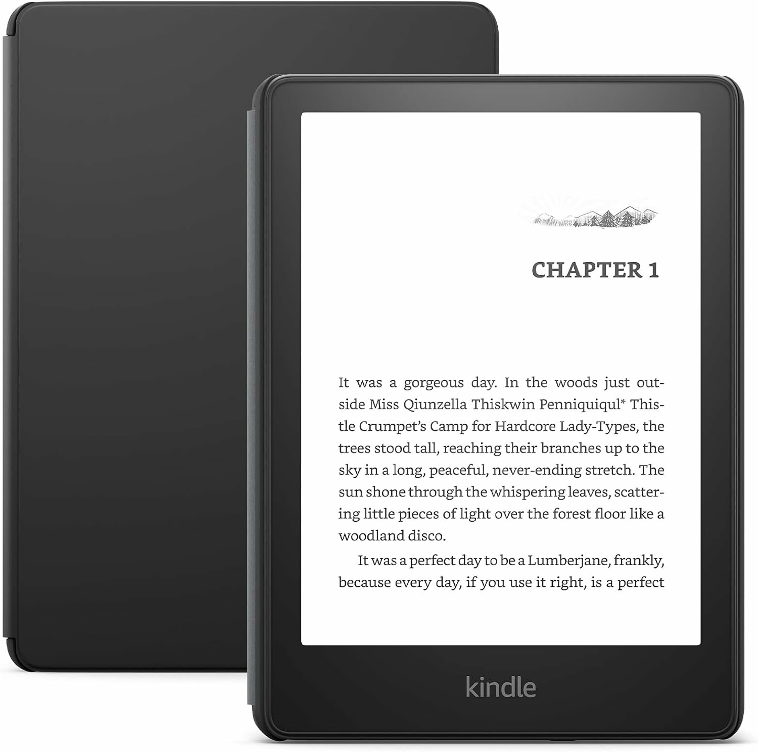 68" Электронная книга Amazon Paperwhite Kids 2022 16Gb + оригинальная обложка цвет черный