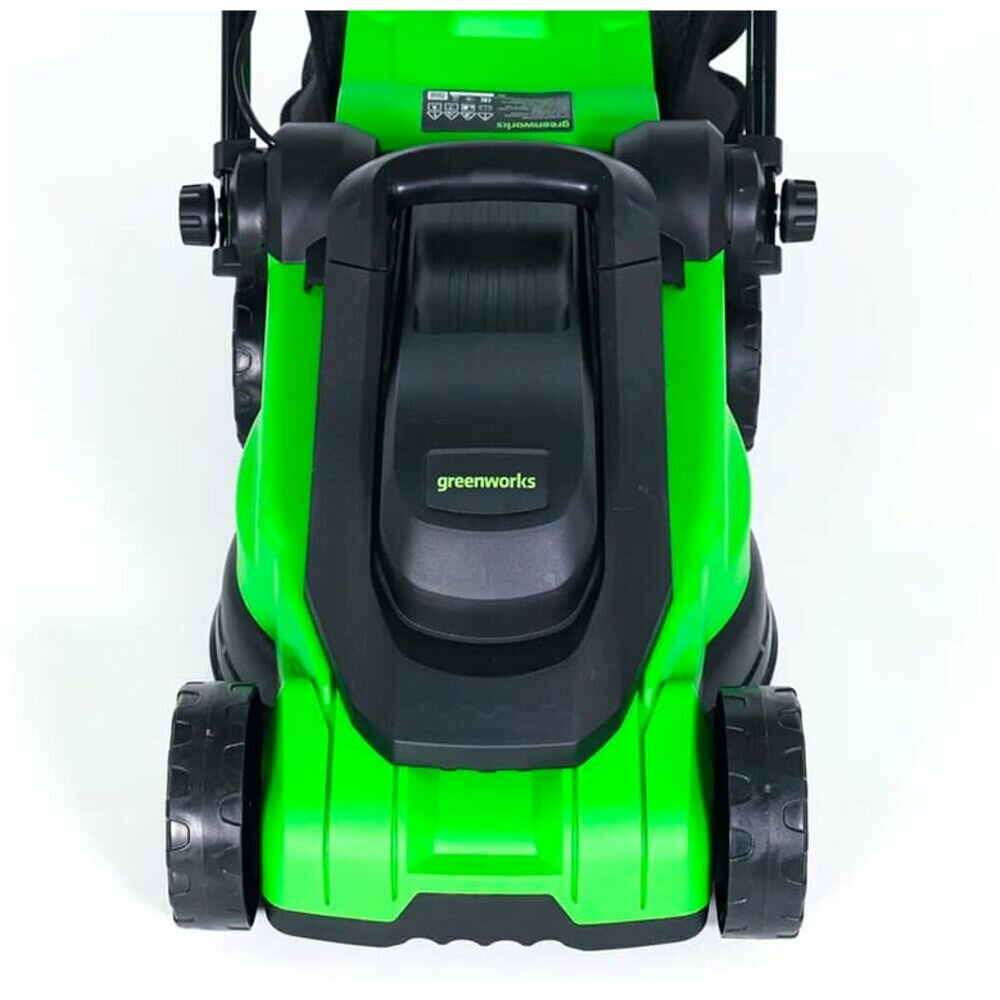 Электрическая газонокосилка Greenworks 1200 Вт, 32 см 2517807 - фотография № 8