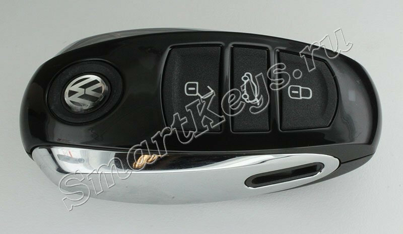 Смарт ключ Volkswagen Touareg c 2010 года с функцией Keyless Go 433Мгц