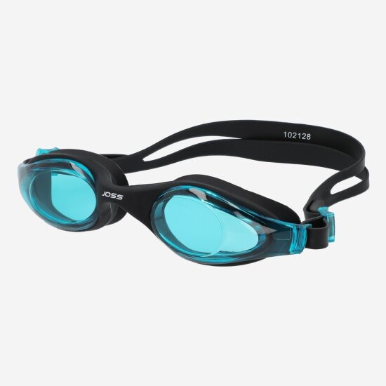 Очки для плавания Joss Triton Adult swimming goggles, black/light blue, 102128JSS-BQ