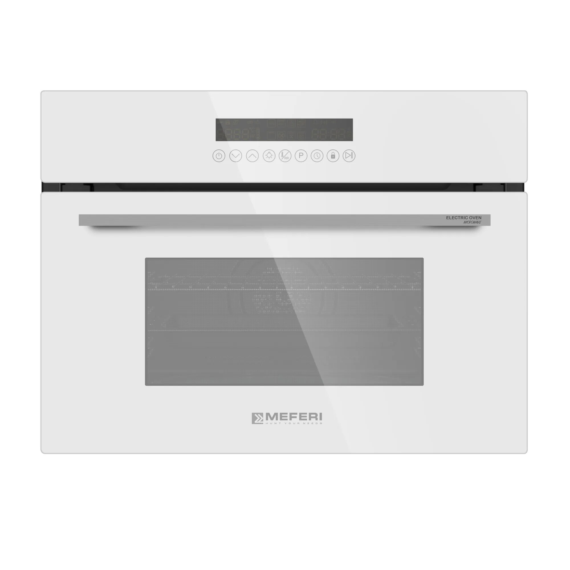 Электрический духовой шкаф Meferi MEO608WH MICROWAVE