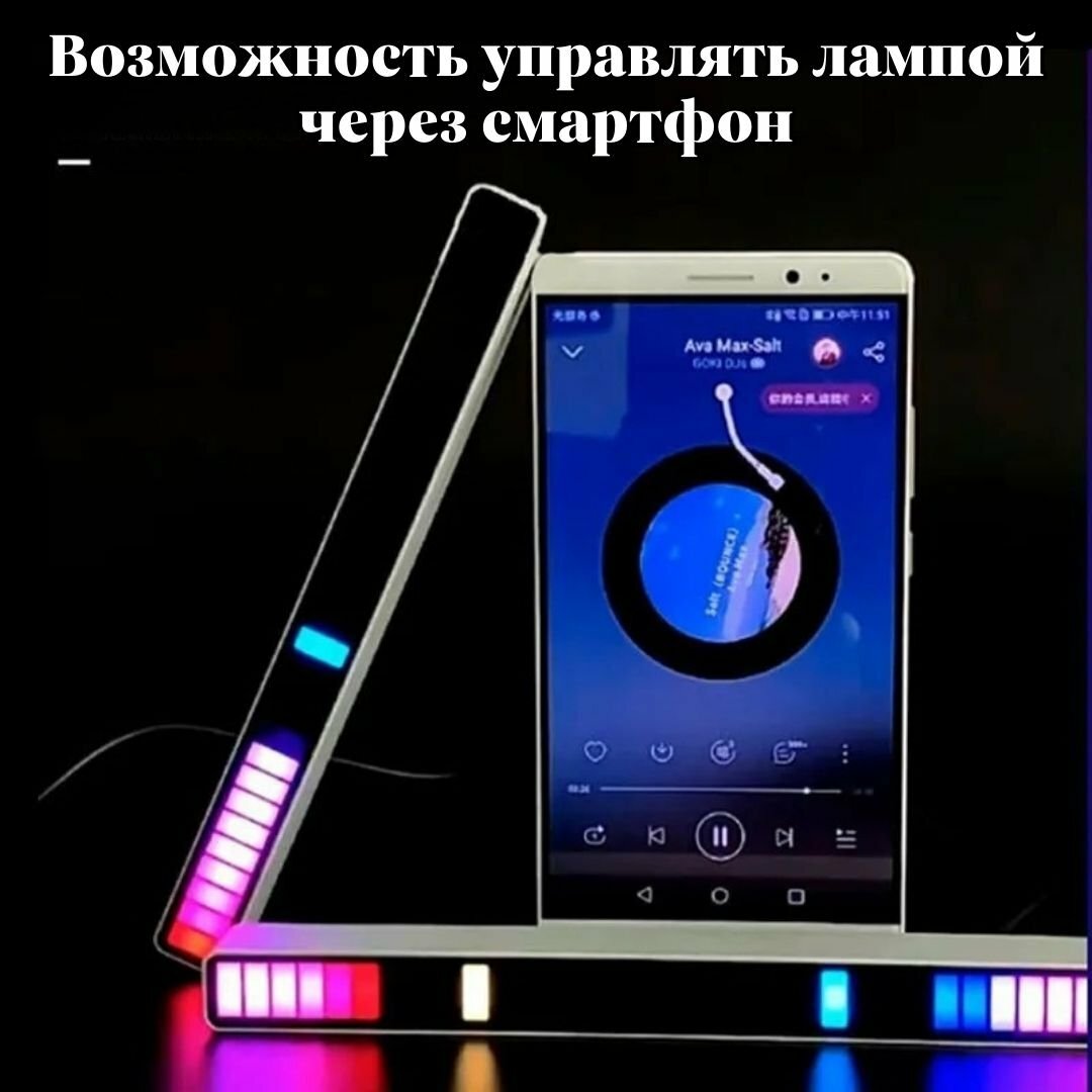 Светодиодный светильник ANYSMART, RGB-подсветка, 16 LED H=18 см белый - фотография № 3