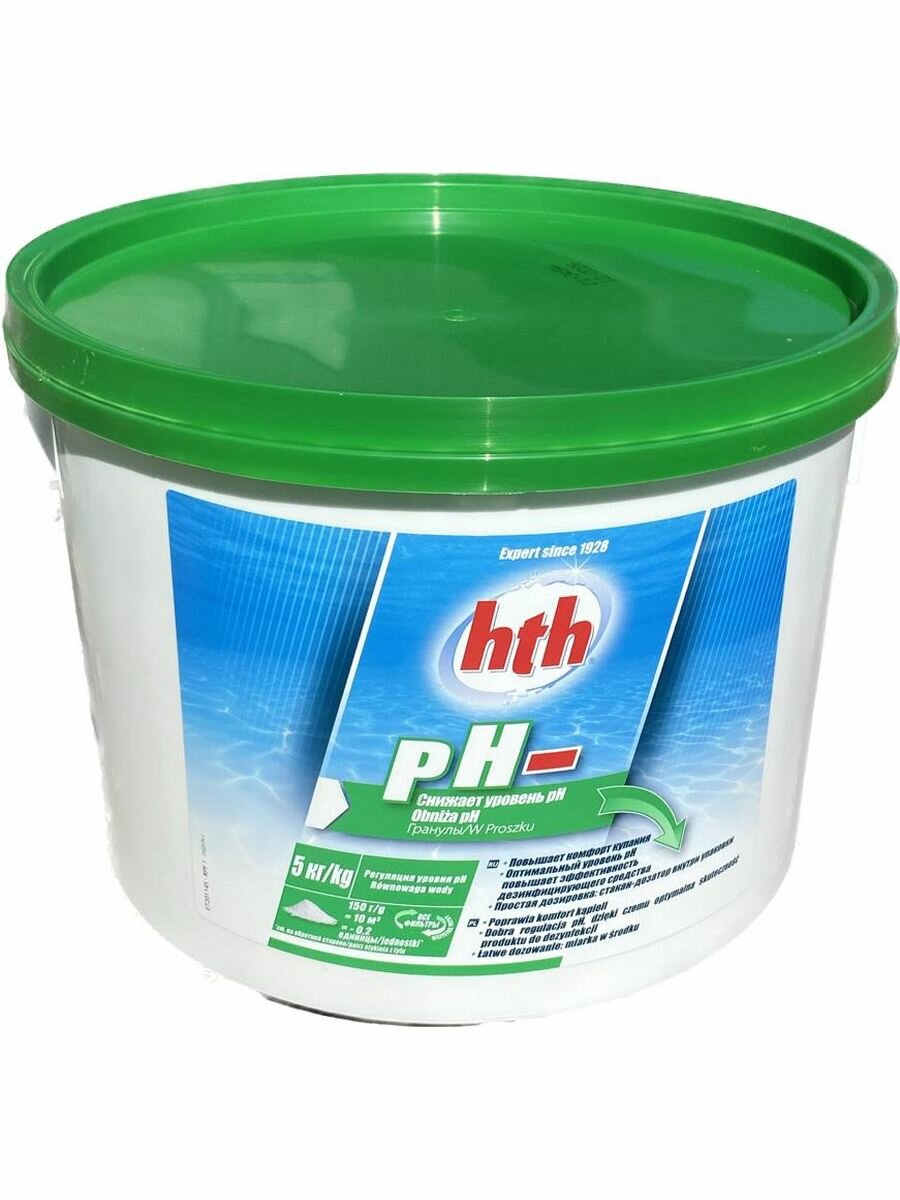Порошок HTH pH Minus для понижения уровня pH в бассейне, 5 кг - фотография № 5