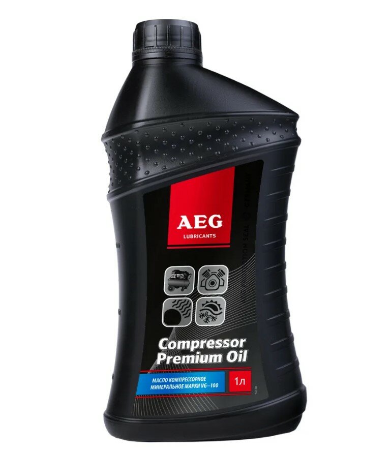 Масло для компрессоров AEG Compressor Premium Oil ISO VG-100 1л.