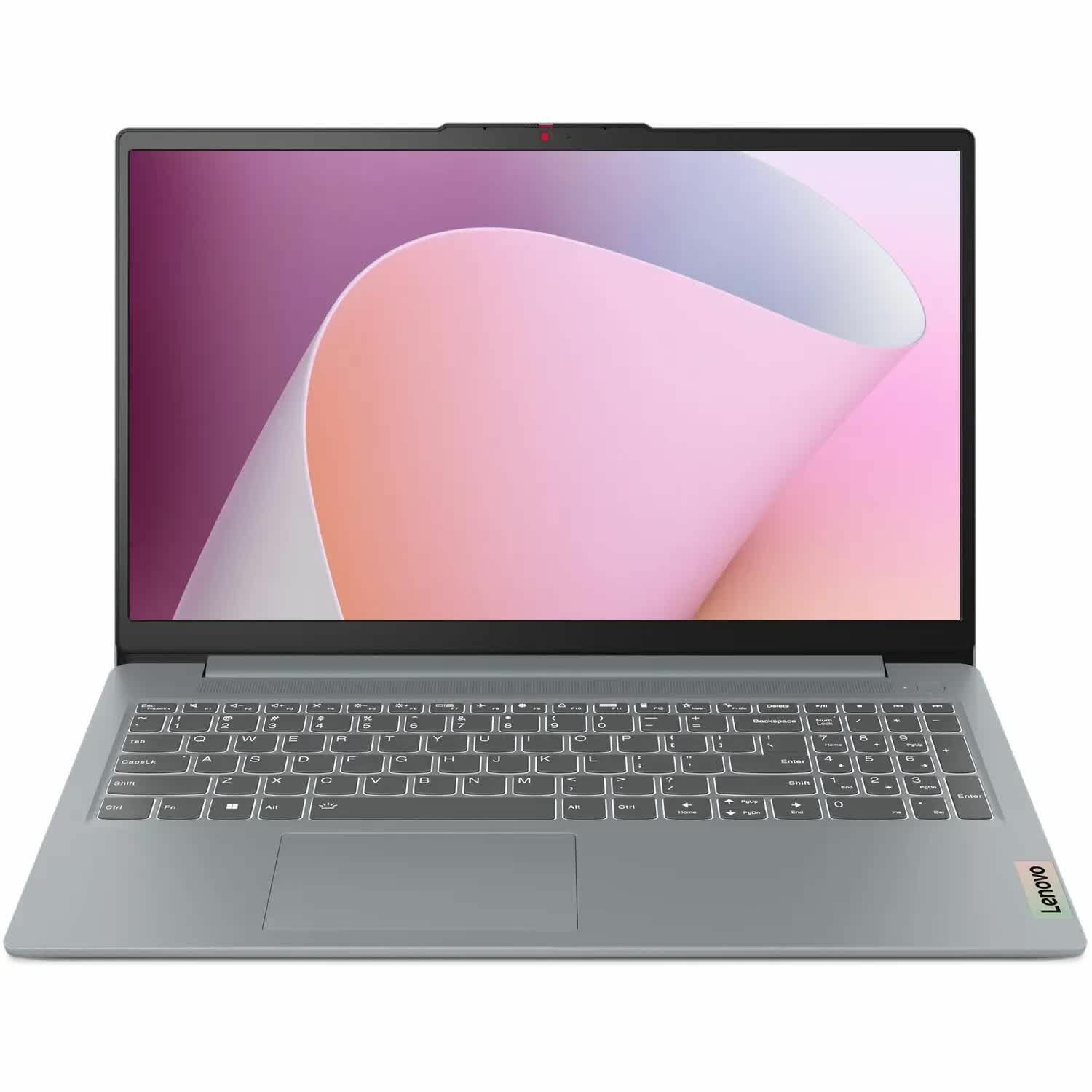Ноутбук Lenovo IdeaPad Slim 3 14AMN8 14" (1920x1080) TN/AMD Athlon Silver 7120U/8 ГБ LPDDR5/256 ГБ SSD/AMD Radeon Graphics/Без системы Серый (82XN0007RK)