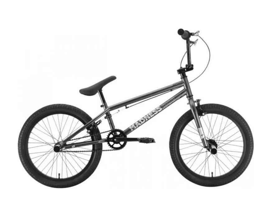 Велосипед Stark Madness BMX 1 20" рама 9" темно-серый/серебристый (HQ-0014400)