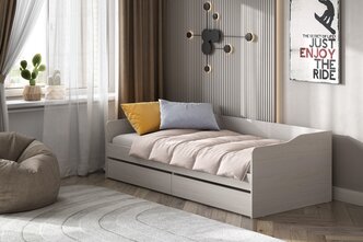 Кровать-диван для подростка с ящиками "КР 1", 90*200 см, SV-Мебель односпальная
