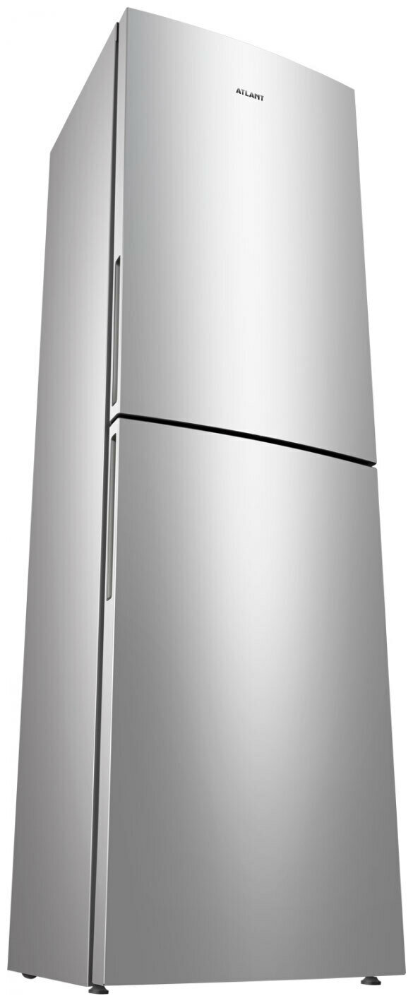 Холодильник АТЛАНТ , двухкамерный, серебристый - фото №4