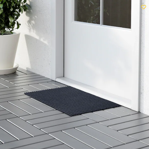 фото Коврик Криструп придверной икеа 35x55 см темно-синий. У нас Только Оригинальная Икеа !