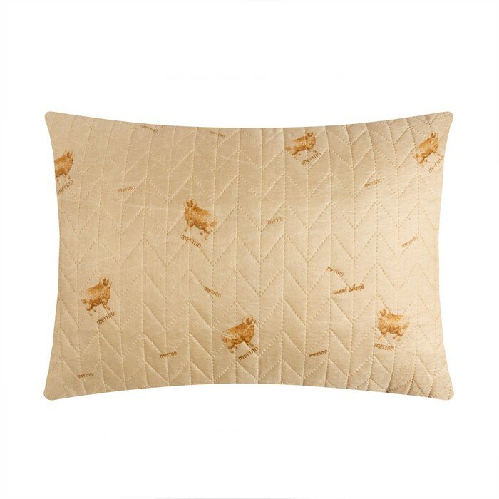 фото Подушка Экономь и Я 40*60, "Овечка", чехол ультрастеп, цв. Микс, п/э, 9377740