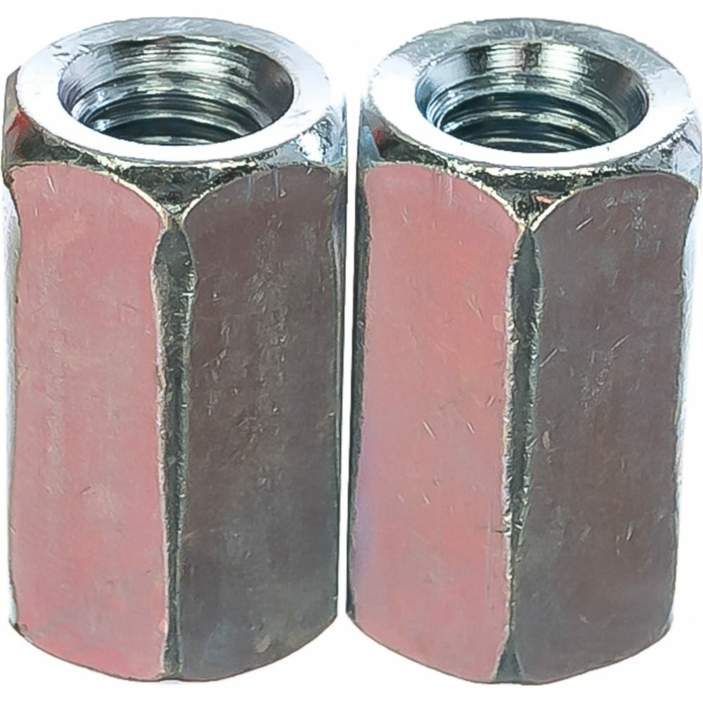 фото Оцинкованная соединительная гайка Tech-Krep М10 DIN6334 (2 шт.)