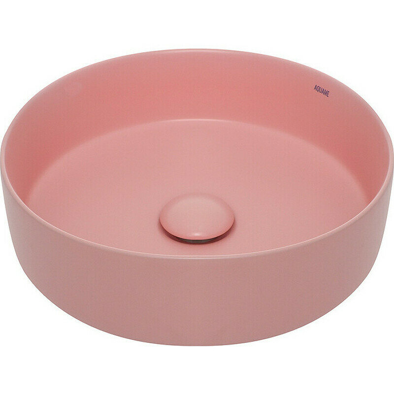 Раковина для ванной Aquame AQM5012 розовый матовый 355x355x120мм