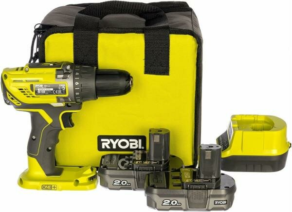 Аккумуляторная дрель-шуруповерт RYOBI R18DD3-220S