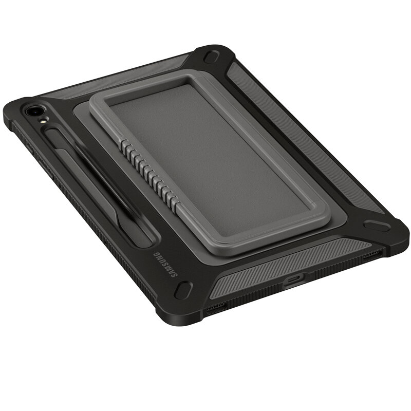 Чехол SAMSUNG для Galaxy Tab S9 Outdoor Cover поликарбонат титан (EF-RX710CBEGRU)