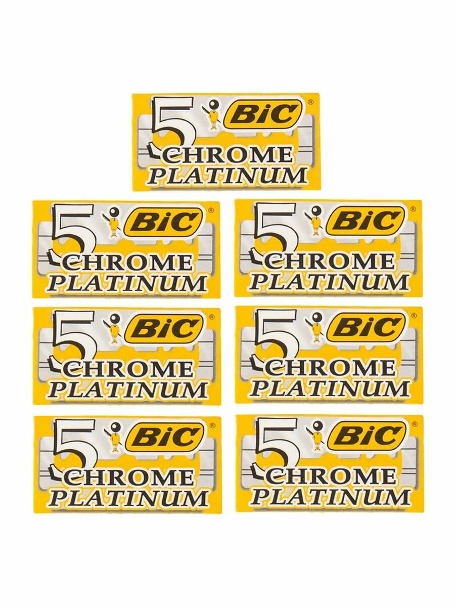 BIC Platinum Chrome - Лезвия для бритья, 35 штук