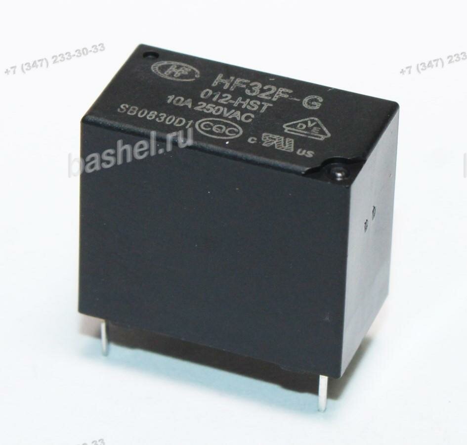 RELAY HF32F-G/012-HST (упр.:12В/DC комм.: 10A/240В/AC 1NO) Реле HONGFA