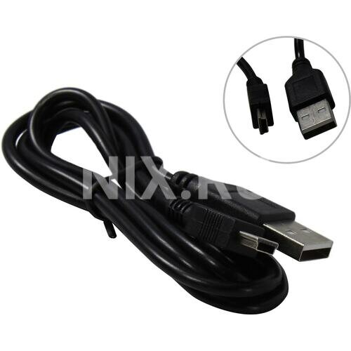 Шнур соединительный mini USB Ritmix RCC-100 black