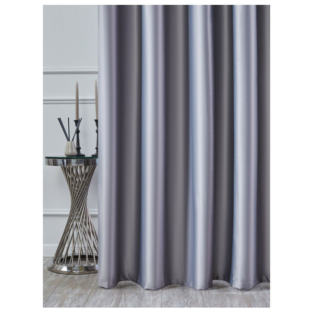 фото штора портьерная на шт.ленте SANPA Вирджиния димаут 200х270см серая, арт.HPrain/017150/1E