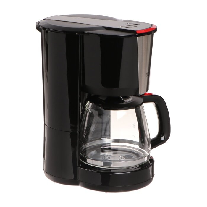 Кофеварка BQ CM1008, капельная, 1000 Вт, 1.25 л, чёрная - фотография № 1