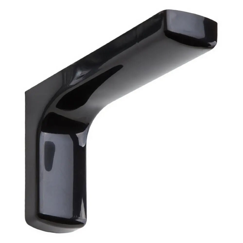 фото Кронштейн с пластиковой накладкой Aldeghi Luigi S.p.A. 148x240x35 мм оцинкованный цвет черный 28 кг