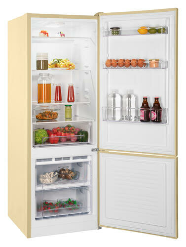 Холодильник с морозильником Nordfrost NRB 122 E бежевый