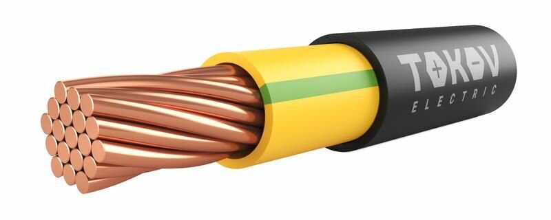 фото Кабель TOKOV ELECTRIC ВВГнг(А)-LS 1х70 МК (PE) 1кВ Ж/З (м) Т30674