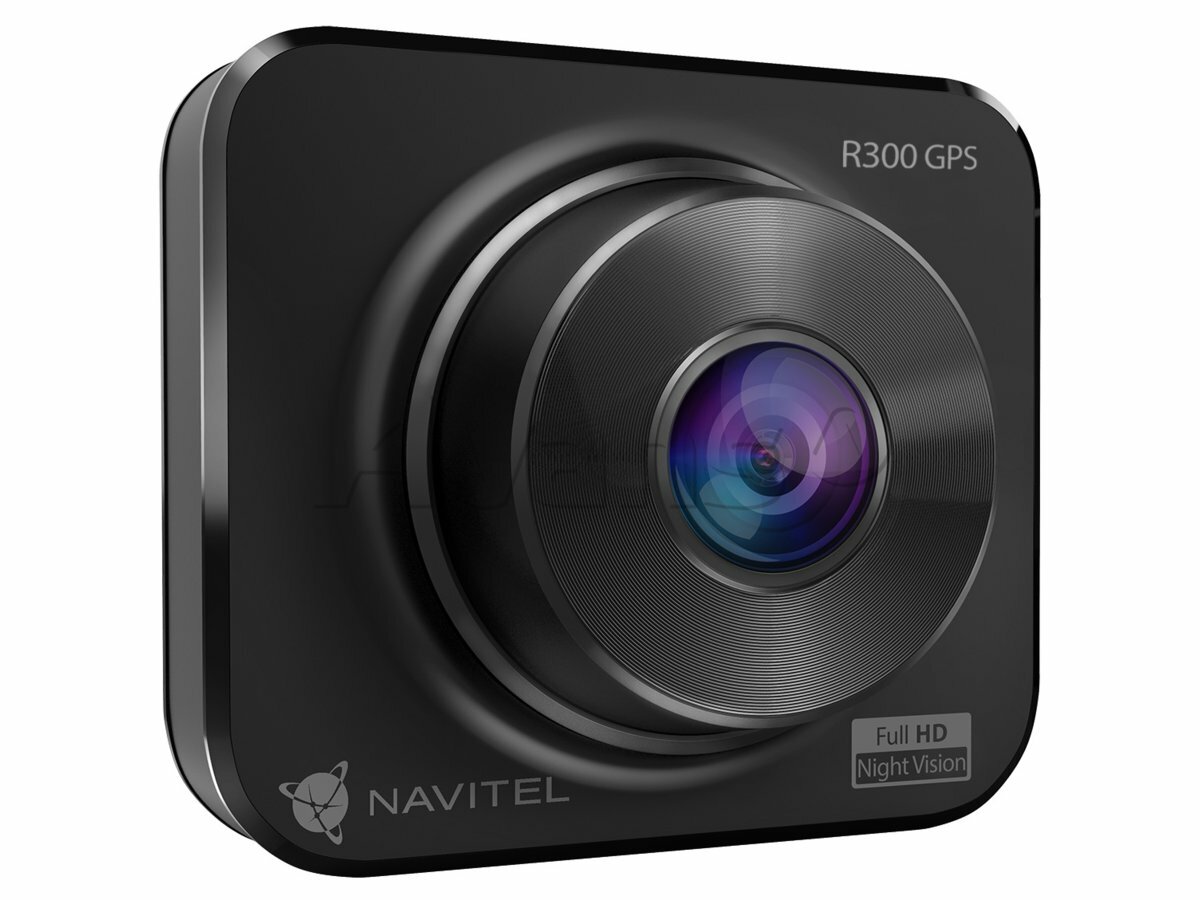 Видеорегистратор Navitel R300 GPS-информатор, Full HD 30к/сек, экран 5 см, угол 140*, карта 64ГБ