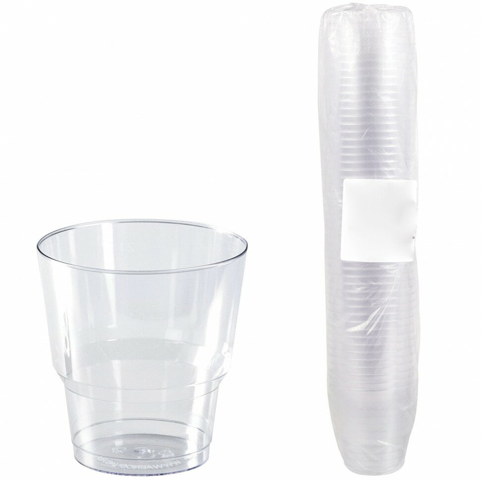 фото Стакан 200мл кристалл прозрачный 50шт