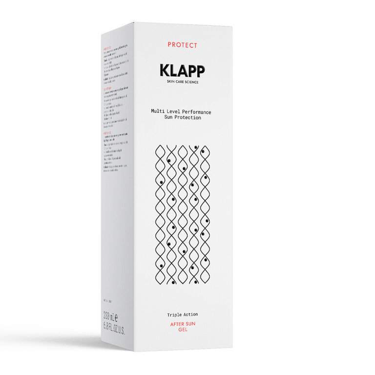 Увлажняющий гель после загара 200 мл KLAPP SUN PROTECTION Triple Action After Sun Gel/200 мл