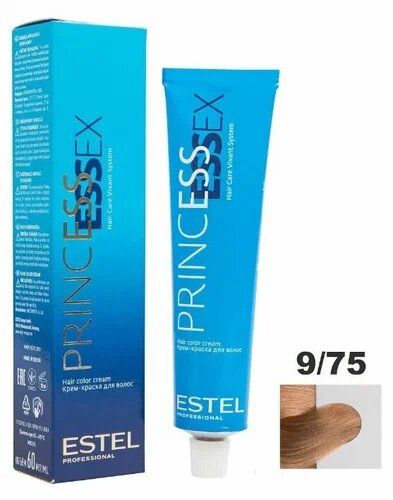 ESTEL Princess Essex крем-краска для волос 9/75 блондин коричнево-красный, 60 мл