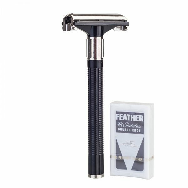фото Двусторонний бритвенный станок Feather Double Edge Razor (No. 800-1B)
