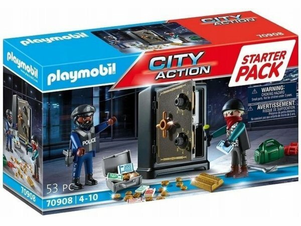 Конструктор Playmobil City Action Starter Pack Безопасный взлом 70908