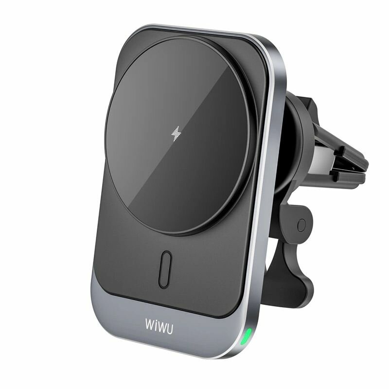 Автомобильный держатель с беспроводной зарядкой WiWU 15W Wireless fast charging Phone Holder for Car Rotation Car mount