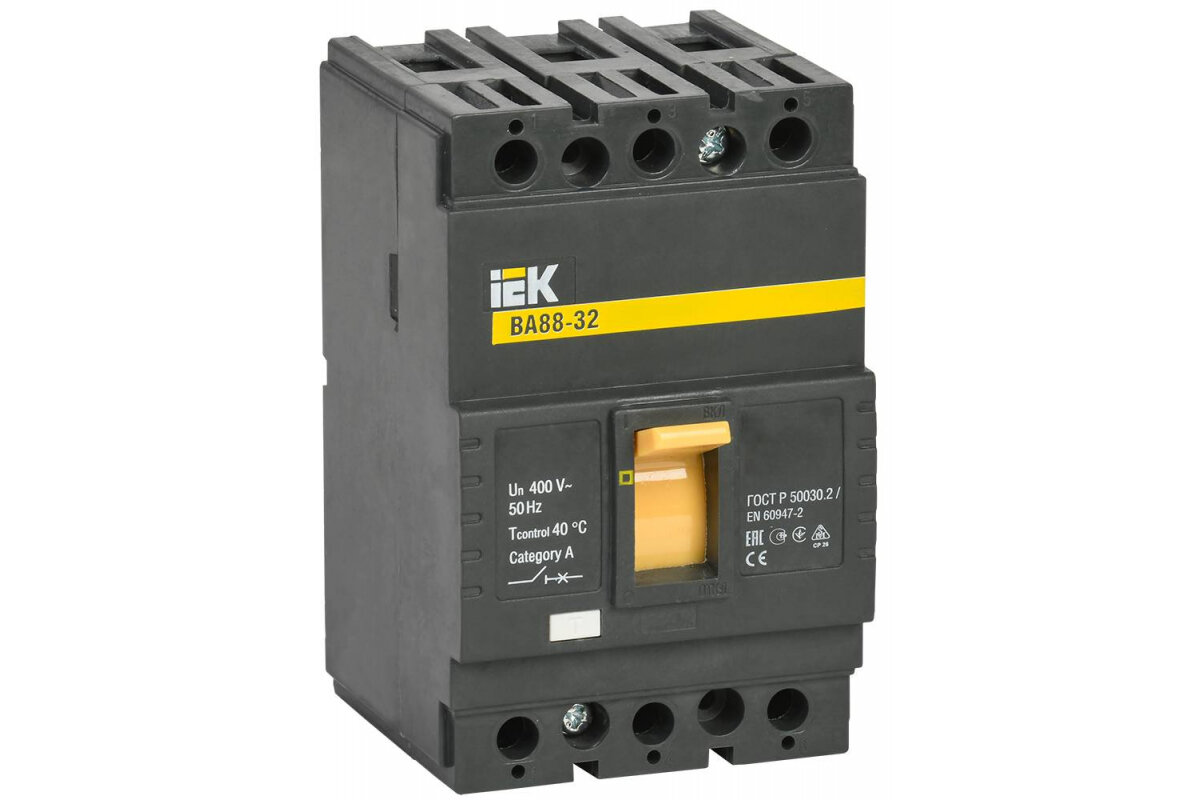 фото IEK KARAT Автоматический выключатель ВА88-32 3Р 63А 25кА SVA10-3-0063