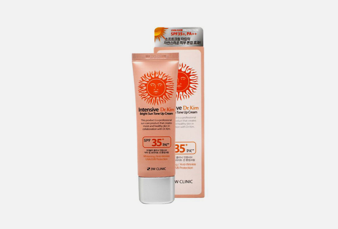 Солнцезащитный Крем для лица spf 35 3W CLINIC, Intensive Dr. Kim 50мл