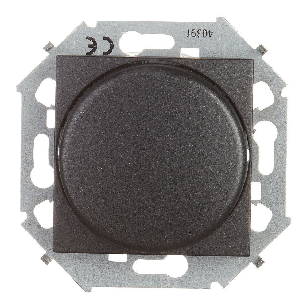 фото Диммер Simon 15 1591796-038 скрытая установка графит 5-215 Вт поворотный