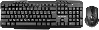 Комплект клавиатура и мышь Jakarta C-805, беспровод, мембран, 1600dpi, USB, черный