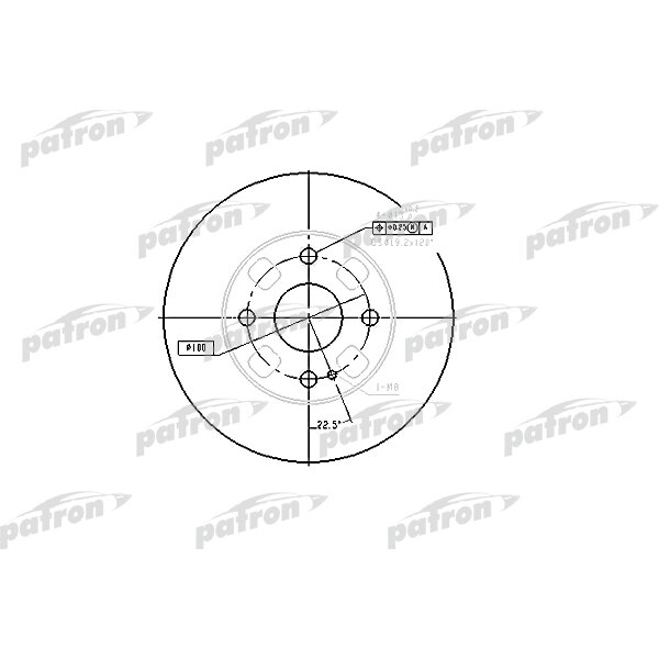 Тормозной диск, PATRON PBD4120 (2 шт.)