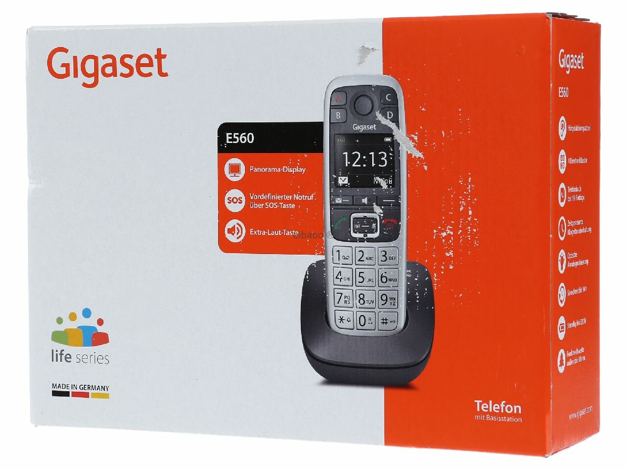 Беспроводной телефонный аналог Gigaset E560 platin