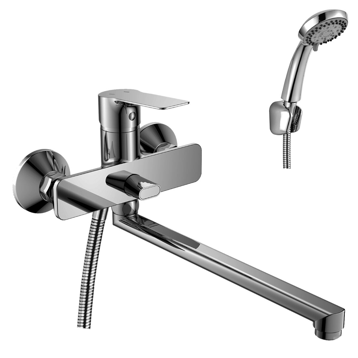 фото Смеситель Rossinka RS27-33 для ванны универсальный