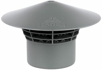 Зонт вентиляционный ВК ПП 50, NEW, серый, RTP