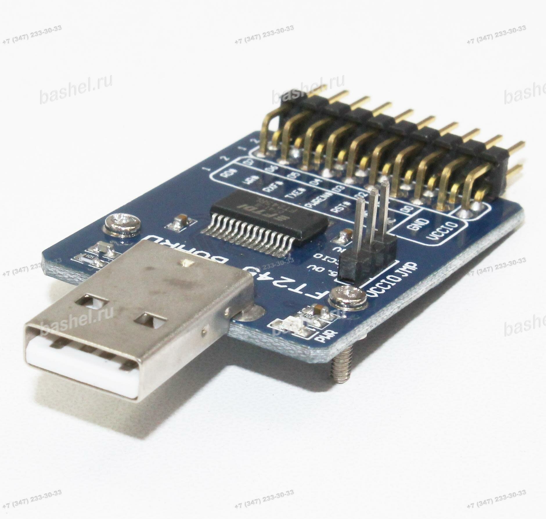 FT245 USB FIFO Board mini, Интерфейсная плата, WaveShare