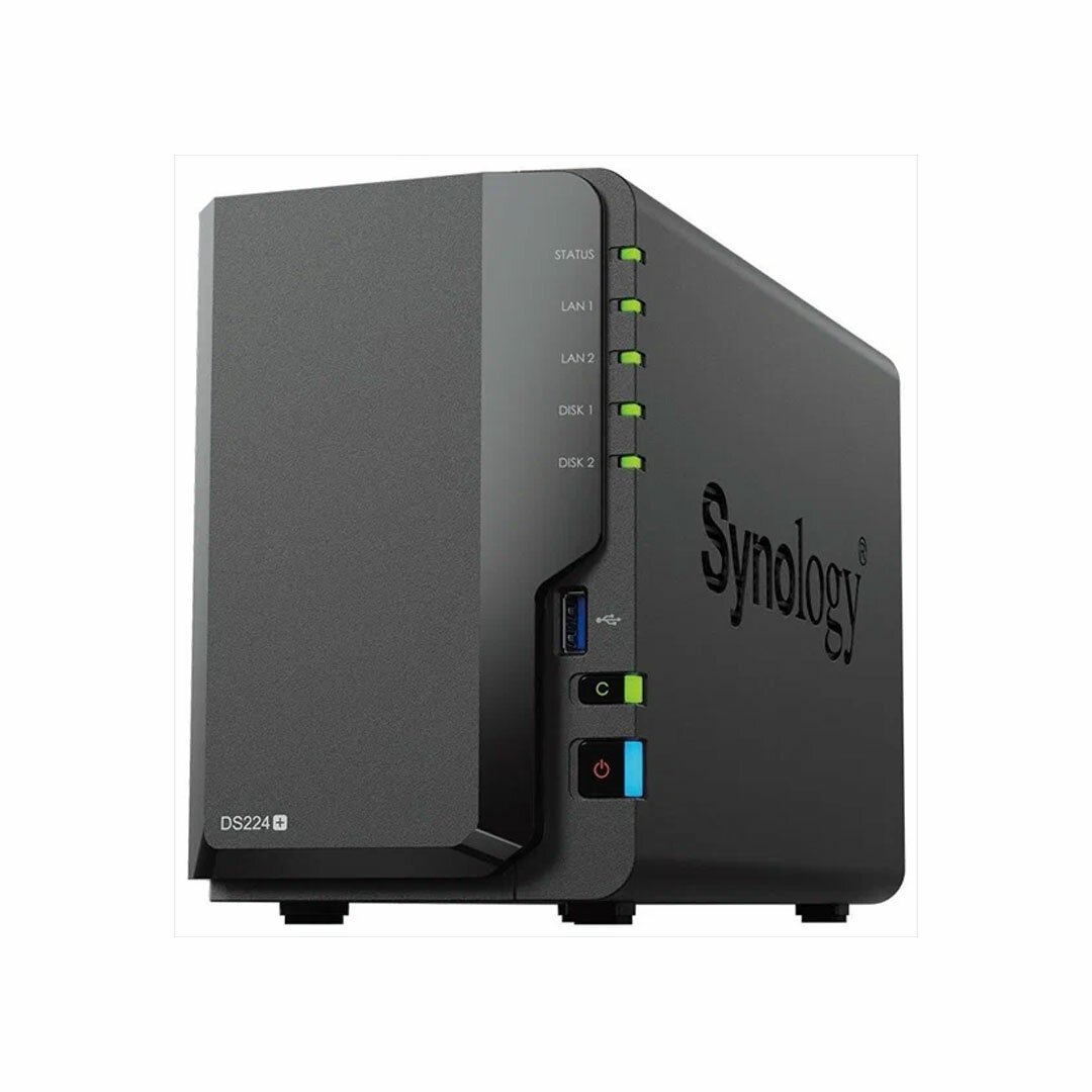 Сетевое хранилище Synology NAS DS224+ на 2 диска