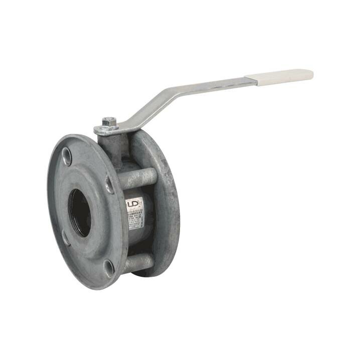 фото Кран шаровой сталь Стриж Ду 80 Ру16 межфл L=92мм оцинкован LD 080.016.02.Zn