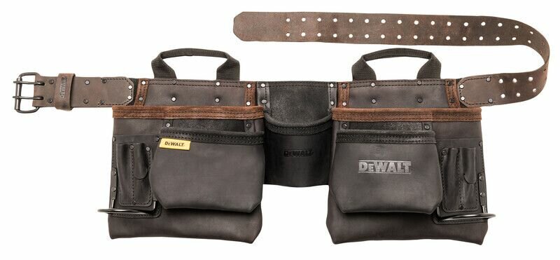 Кожаный ремень DEWALT с навесными сумками DWST50112-1