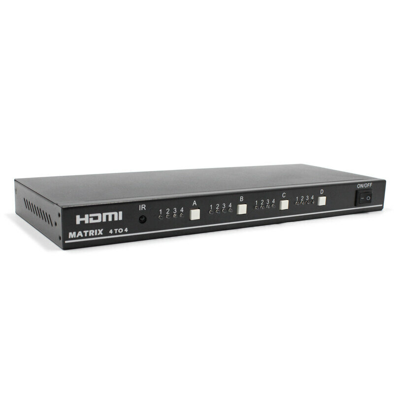 HDMI 4x4 Матрица коммутатор 4 входа - 4 выхода Ce-Link