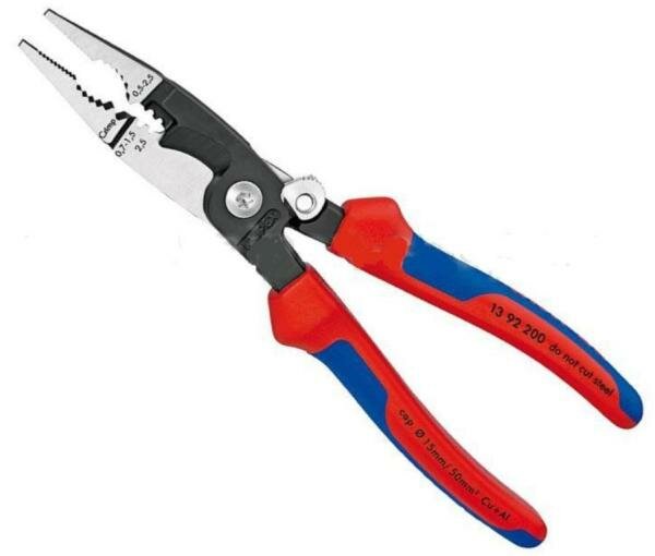 Клещи многофункциональные для электромонтажных работ KNIPEX 1392200 200мм